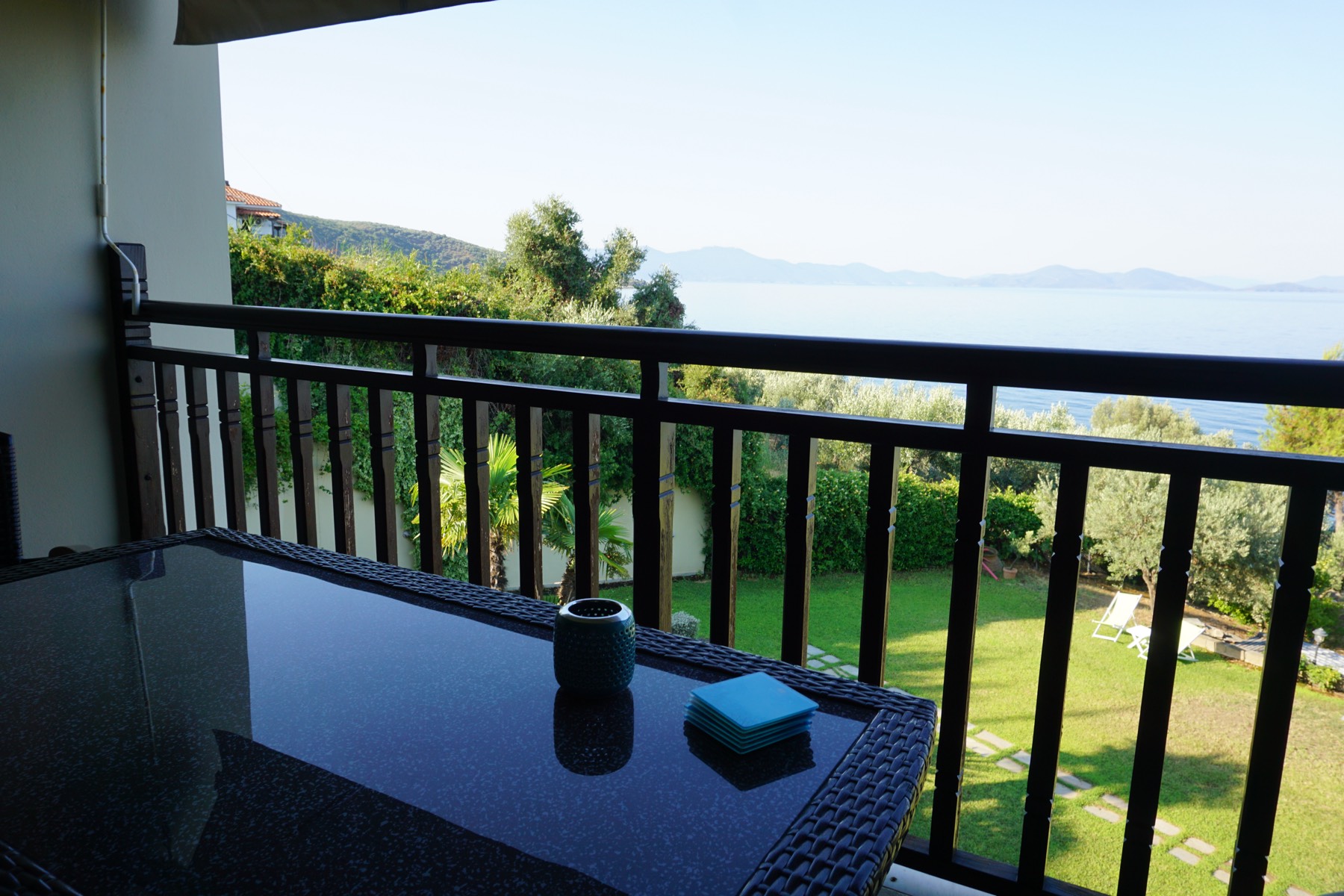 Balcony with sea view